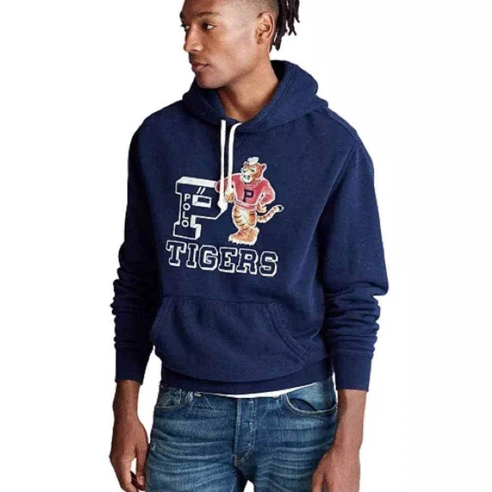 Polo Ralph Lauren Men's Tigers Fleece Hoodie Sweatshirt XL